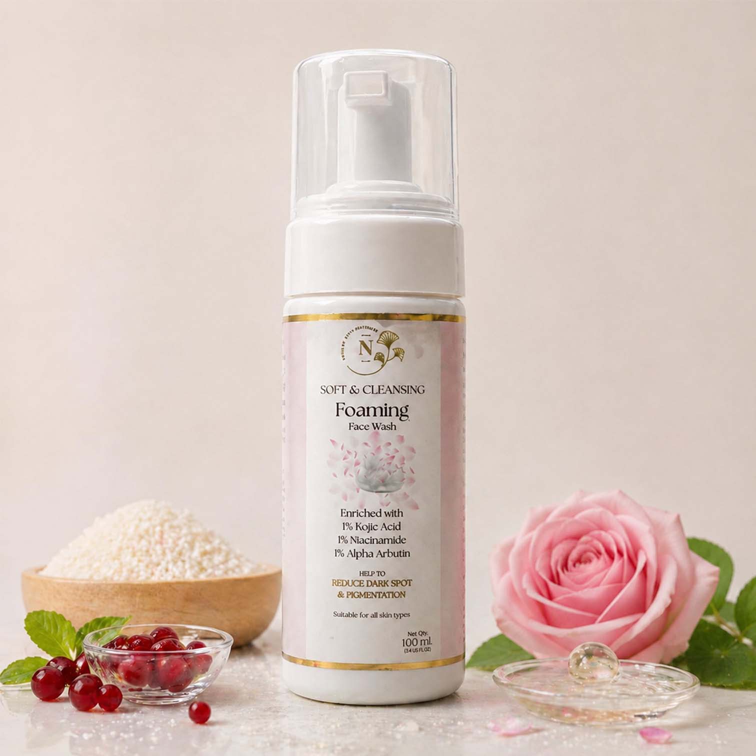 Soft & Cleancing Foaming  Face wash
