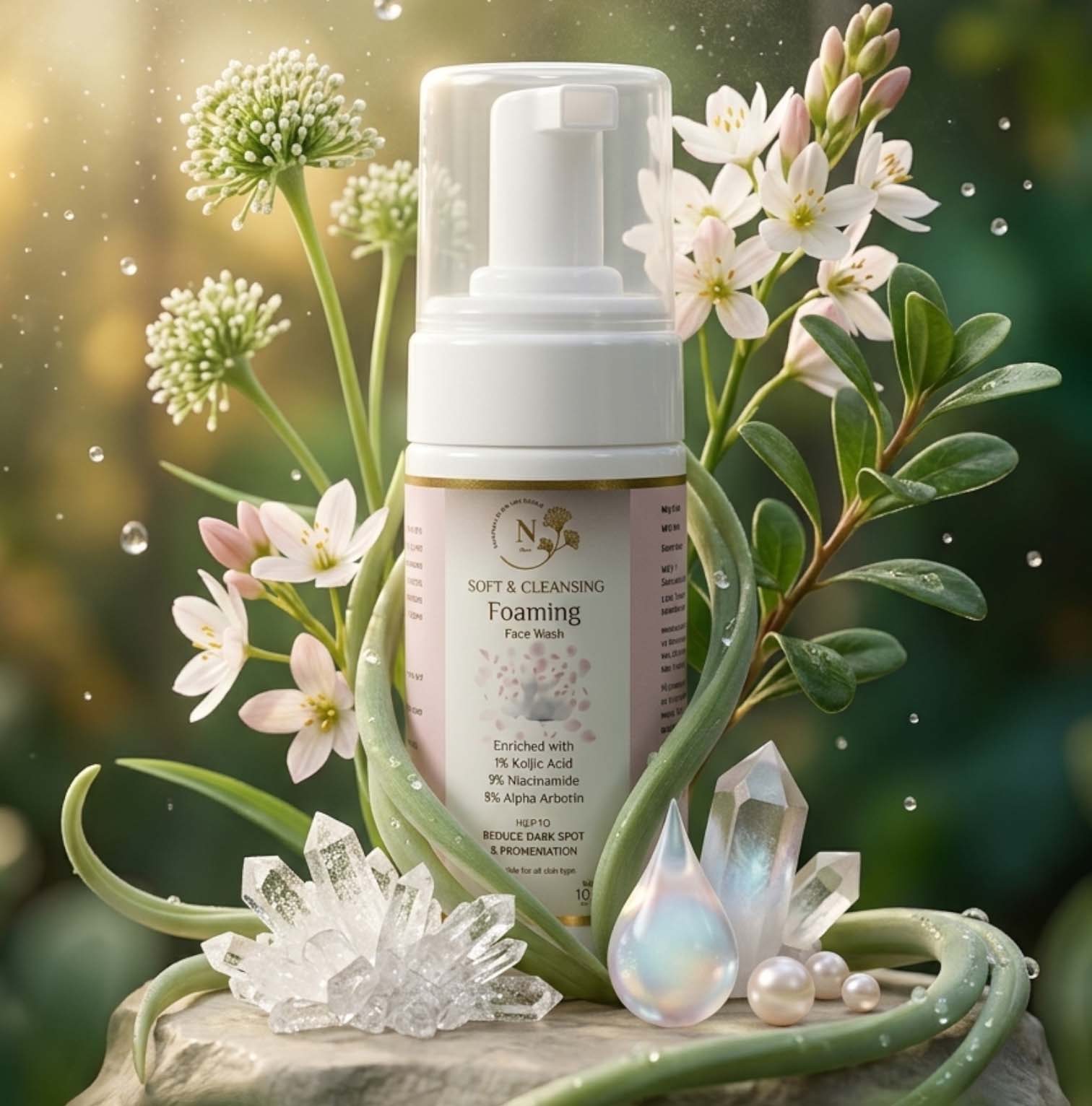 Soft and Cleancing Foaming  Face wash