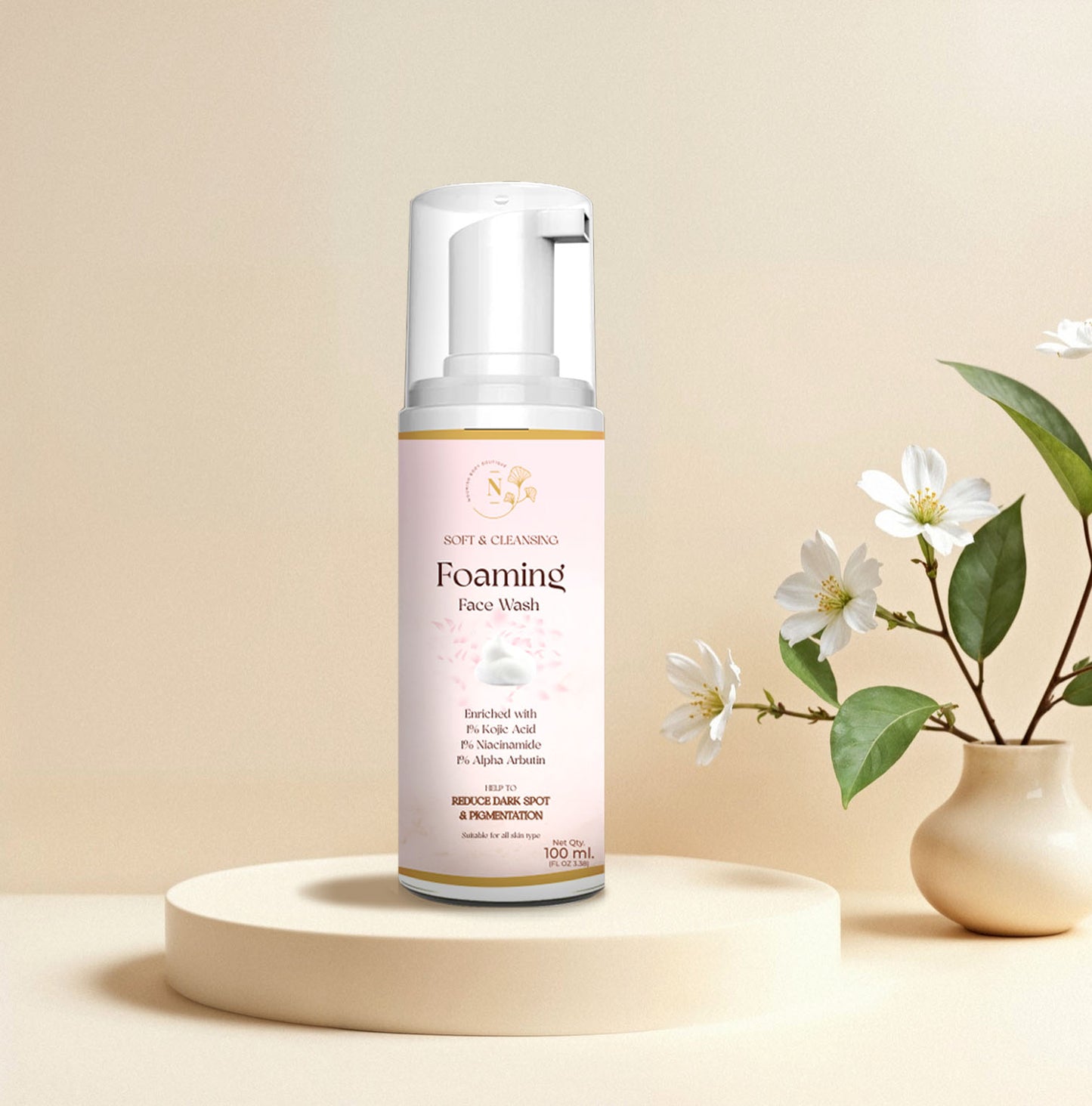 Soft and Cleancing Foaming  Face wash